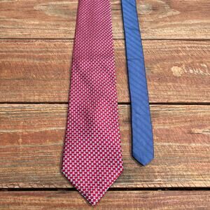 Vintage Tommy Hilfiger Silk Tie USA WPL 2831 | Red Blue Green Crest Necktie Prep